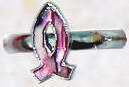670690502131 Paua Shell Ichthus (Size Ring)
