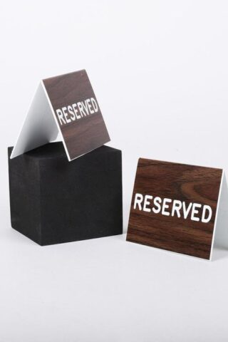 788200797059 Reserved Table Top Sign