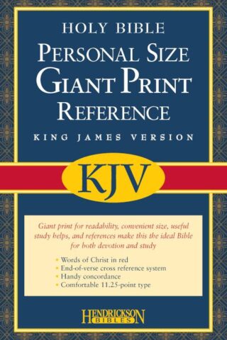 9781598560992 Personal Size Giant Print Reference Bible